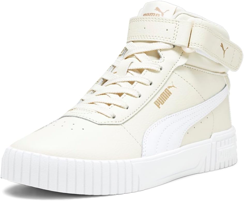 PUMA Womens Carina 2.0 High Sneakers Shoes Casual - Black - Image 2