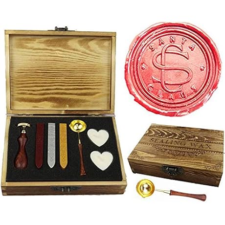 Christmas Santa Wax Seal Set: Create Magical Winter Greetings