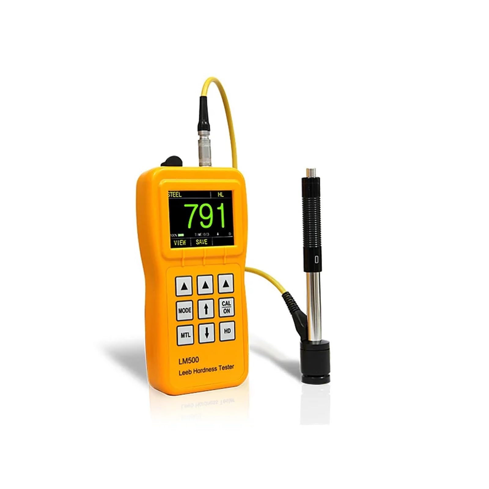 CUDTAPI LM500 Leeb Durometer Metal Hardness Tester With D Impact Device And Leeb Hardness Block(LM500)