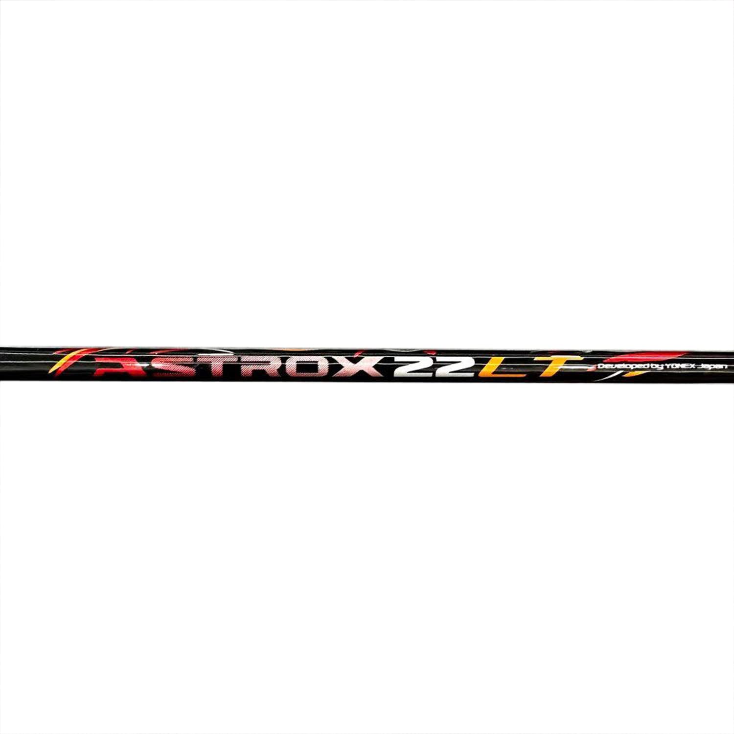 Yonex Astrox 22LT Strung Badminton Racquet, G5-3F (Black/Red