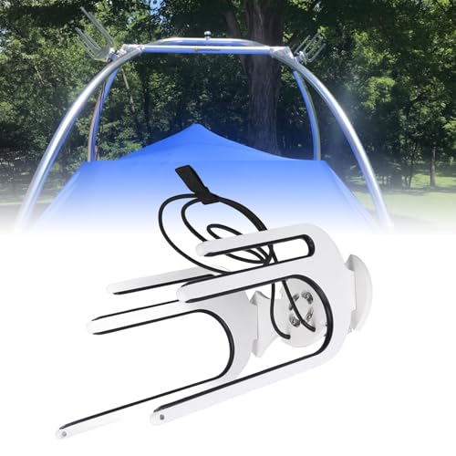 Support de wakeboard blanc pour tour résolvant le manque de place à bord