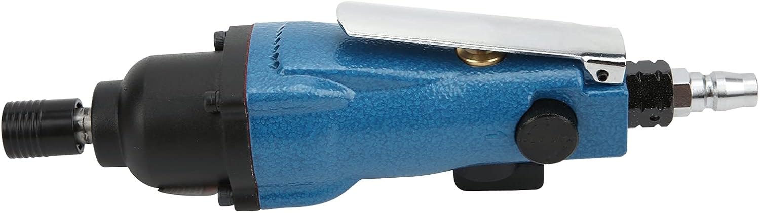 Air Screwdriver Straight Handle High Torsion Alloy Steel Pneumatic Screw Tightening Tool for Electrical Circuit Boards and Home Appliance Repairs
