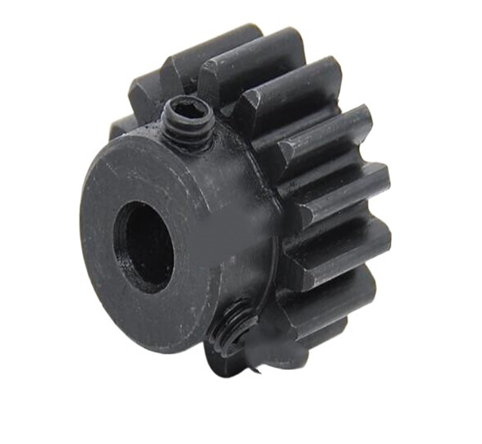 Bevel Gear Pinion Hardware Mechanical Spur Gear 1.5M 12T - 35T Metal Transmission Gear 45# Steel 1.5 Modulus 12 15 20 25 30 35 Teeth Bore 5 6 8mm Surface Blackening(1.5M-20T-Bore 8mm)