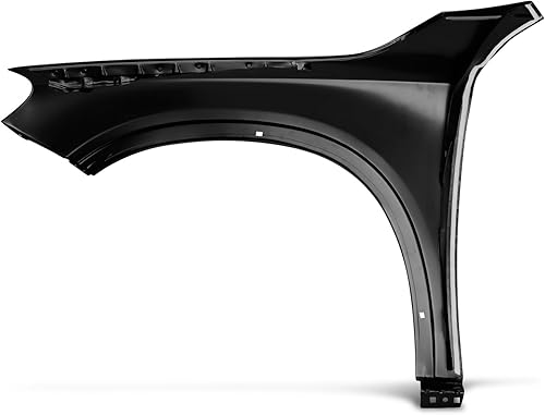 Miniatura 9 de YHTAUTO Guardabarros delantero derecho lateral del pasajero de aluminio imprimado compatible con Mercedes-Benz GLA250 2015-2020, GLA45 AMG 2015-2019