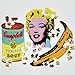 Galison Andy Warhol Mini Shaped Puzzle Marilyn