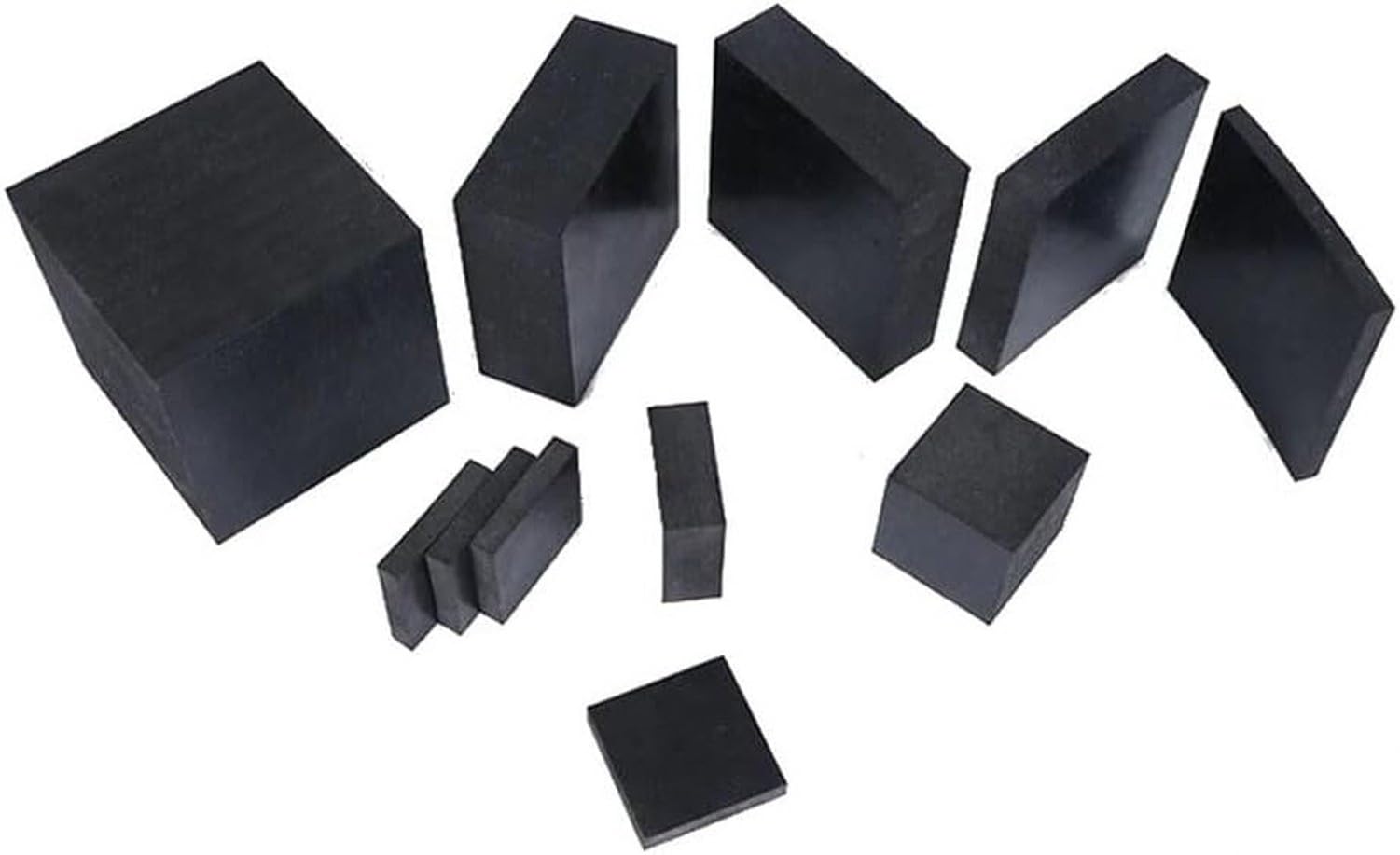 Silikongummi-Blockplatte 50x50/100x100 elastisch, 100x50x30mm, 100X50X30mm
