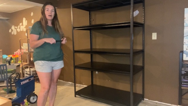 Garage Shelving Unit and Storage-Easy Assembly Metal Shelves 5-Tier Rack|Heavy-Duty Adjustable Shelf|Steel Shelves for Industrial, Warehouse, Basement (35.4" W*15.8" D*72" H)