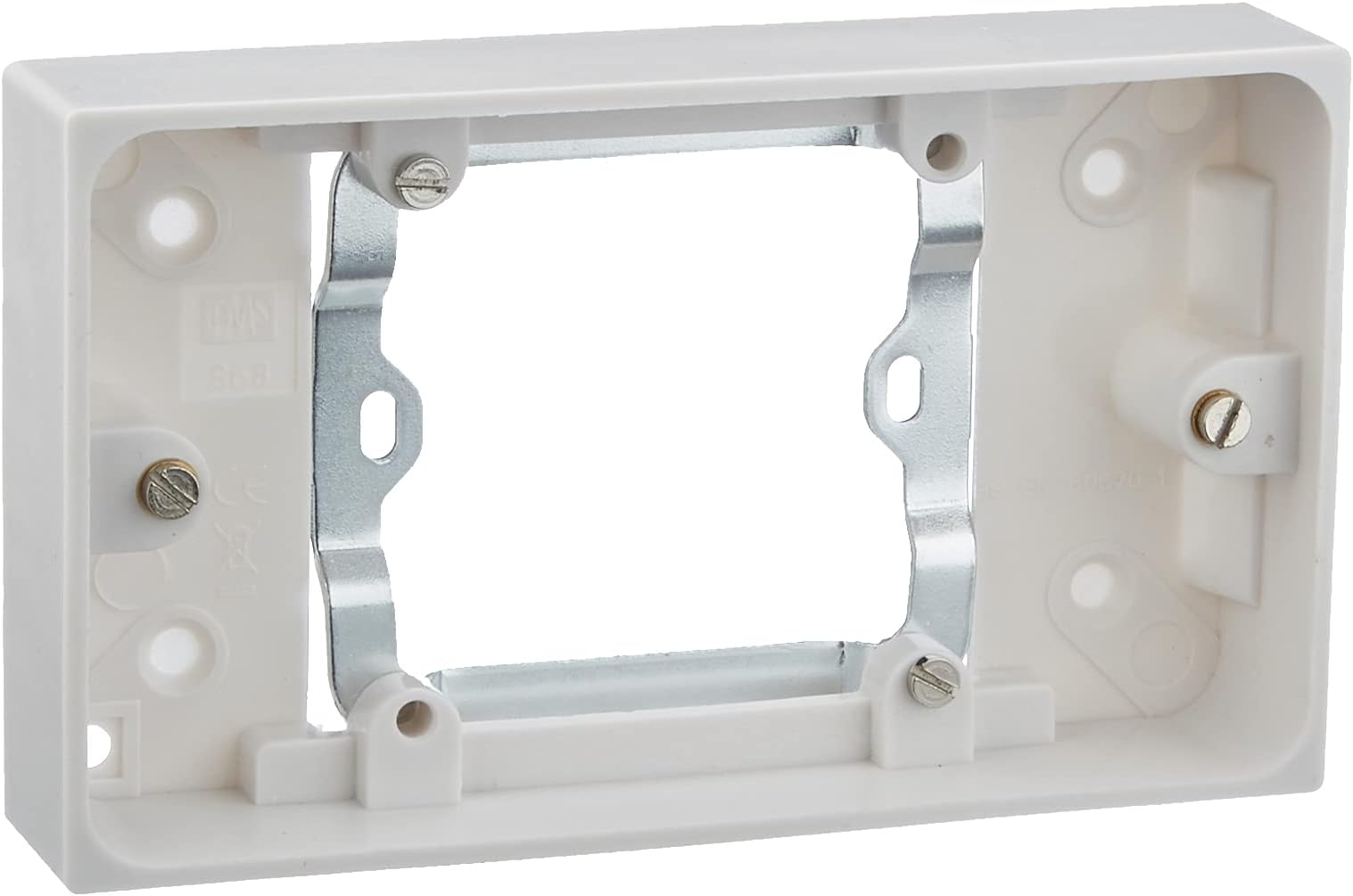 Pro Elec 868 SINGLE TO DOUBLE 13A SOCKET CONVERTOR, White