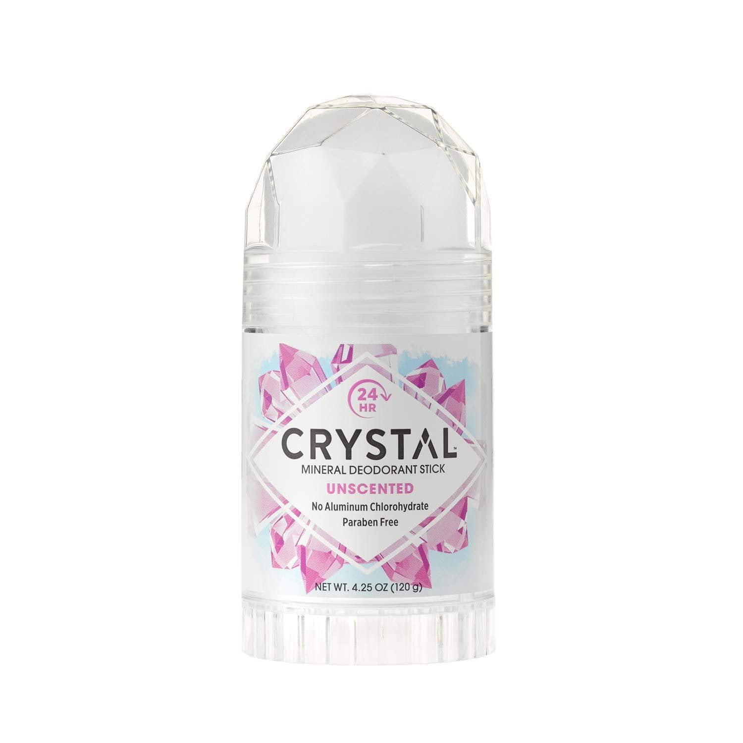 Crystal Essence Mineral Deodorant Stick, Unscented 4.25 oz (Pack of 12)