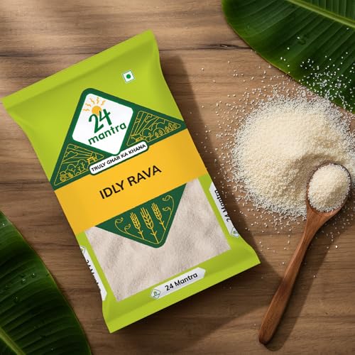 Image of 24 Mantra Organic Idly Rava - 500gms | Pack of 1 | Chemical Free & Pesticides Free | Naturally Gluten-free | Easier to make Idlis | Uniform texture