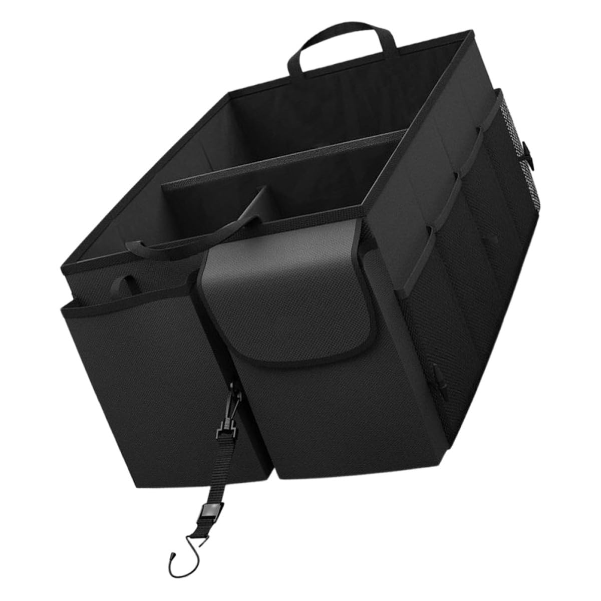 Kofferraum Vielseitiger Fächern mit Mehreren und Taschen Stoff Organizer Aufbewahrungsbox aus Oxford Robuster Auto für Praktische Fahrzeugaufbewahrung