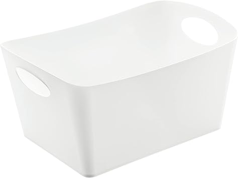 Koziol, Storage Box, Organiser, Container, tub, Plastic, Material, 3,5l, Recycled White