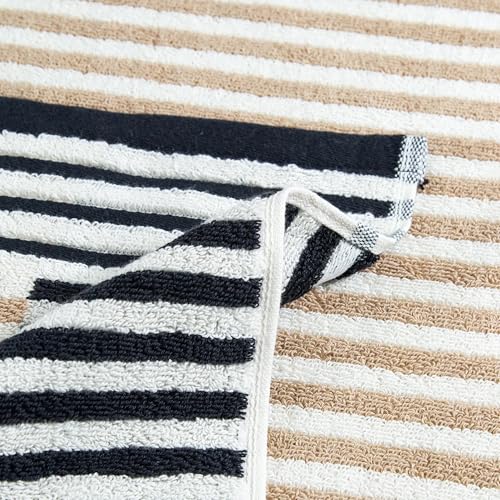 Image of MYTRIDENT Symphony of Threads Towel, 6Pc Set (2 Bath - 75 cm x 150 cm, 4 Hand - 40 cm x 60 cm), 100% Cotton, 625 GSM, Thrive-Ligne