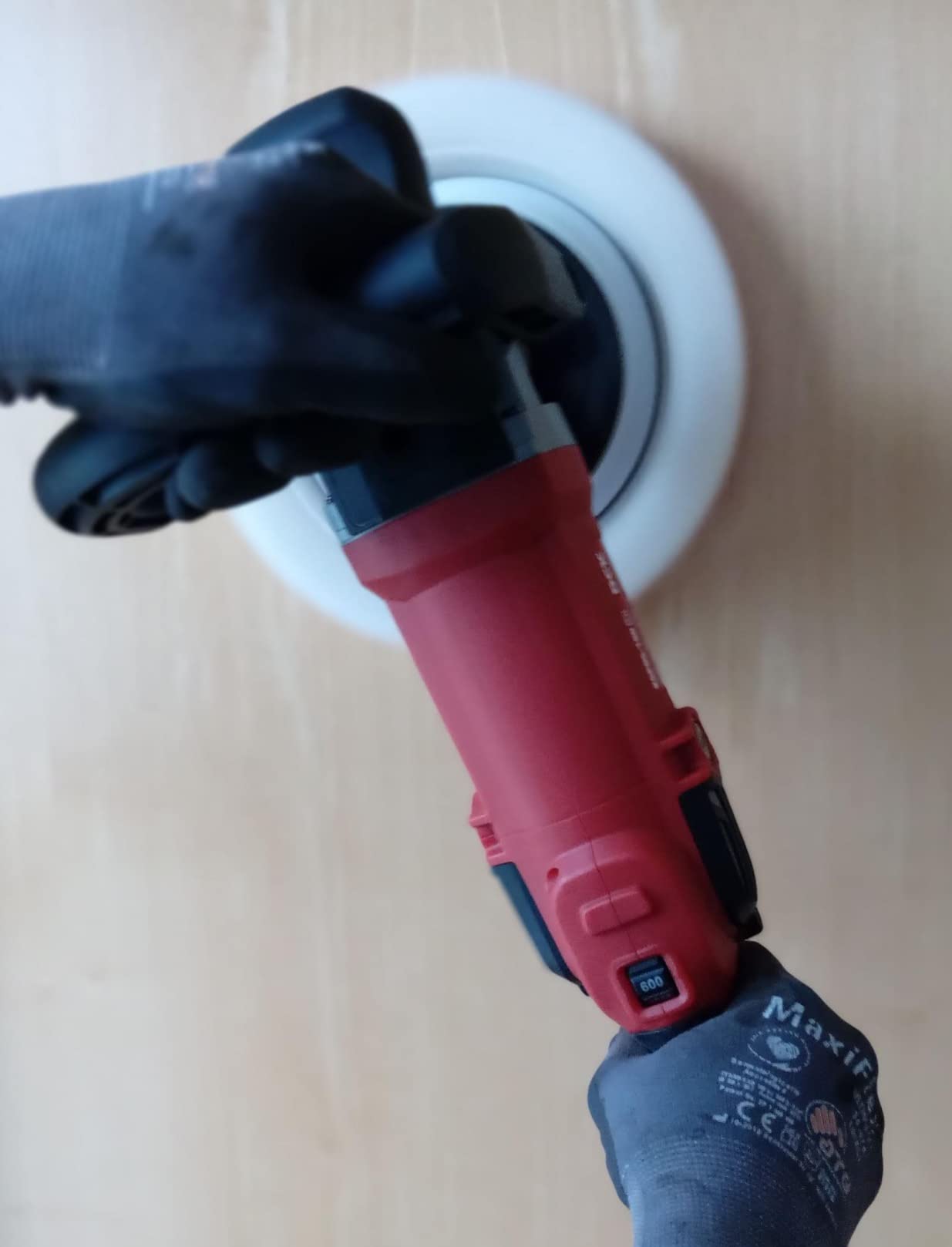 VEVOR 20 V Akku-Poliermaschine, 6 Zoll, Bürstenloser Polierer Mit 1