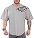 Produktbild BIG SM EXTREME SPORTSWEAR Ragtop Rag Top Sweater T-Shirt Bodybuilding 3241 grau XXL