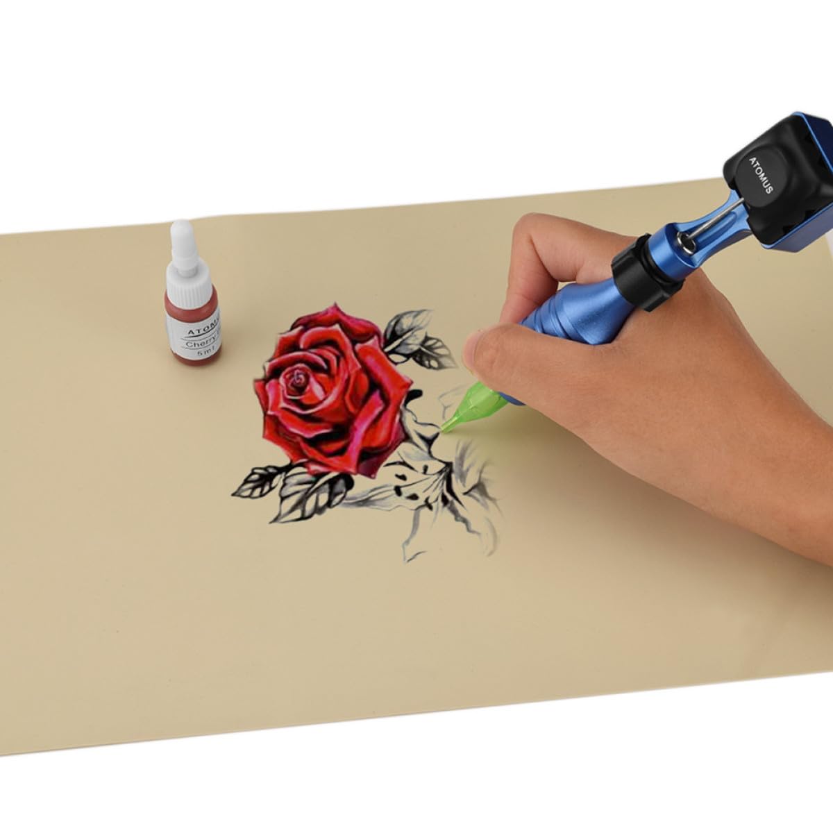Blank Practice Skin for Tattooing Large Pig Skin 20X30Cm Supplies for Beginners and Artists — view 4