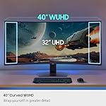 SAMSUNG 40” Odyssey G7 (G75F) WUHD Resolution, 180Hz, Curved Gaming Monitor, 1ms Response Time (GtG), VESA DisplayHDR™ 600, AMD FreeSync™ Premium Pro, LS40FG75DENXZA, 2025 - Image 5