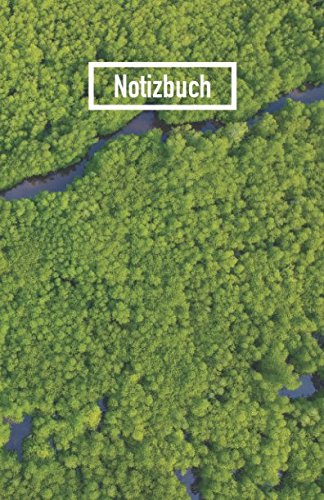 Notizbuch: Liniert mit 100 Seiten und Softcover, Motiv: Mangroven (German Edition)
