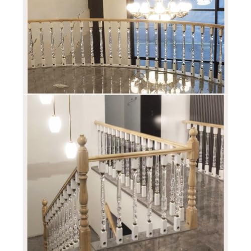 Balustres d'escalier de 98,8 cm en bois dur noble pour finition intérieure raffinée
