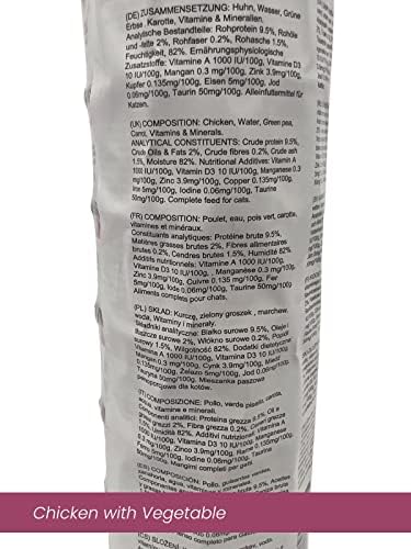Thrive Cat Food Wet Complete Bundle containing 18 Tinned Cat Food sets (6 x 75g Sardine & Mackerel, 6 x 75g Tuna with Shrimp & Squid, 6 x 75g Thrive Chicken & Vegetables)