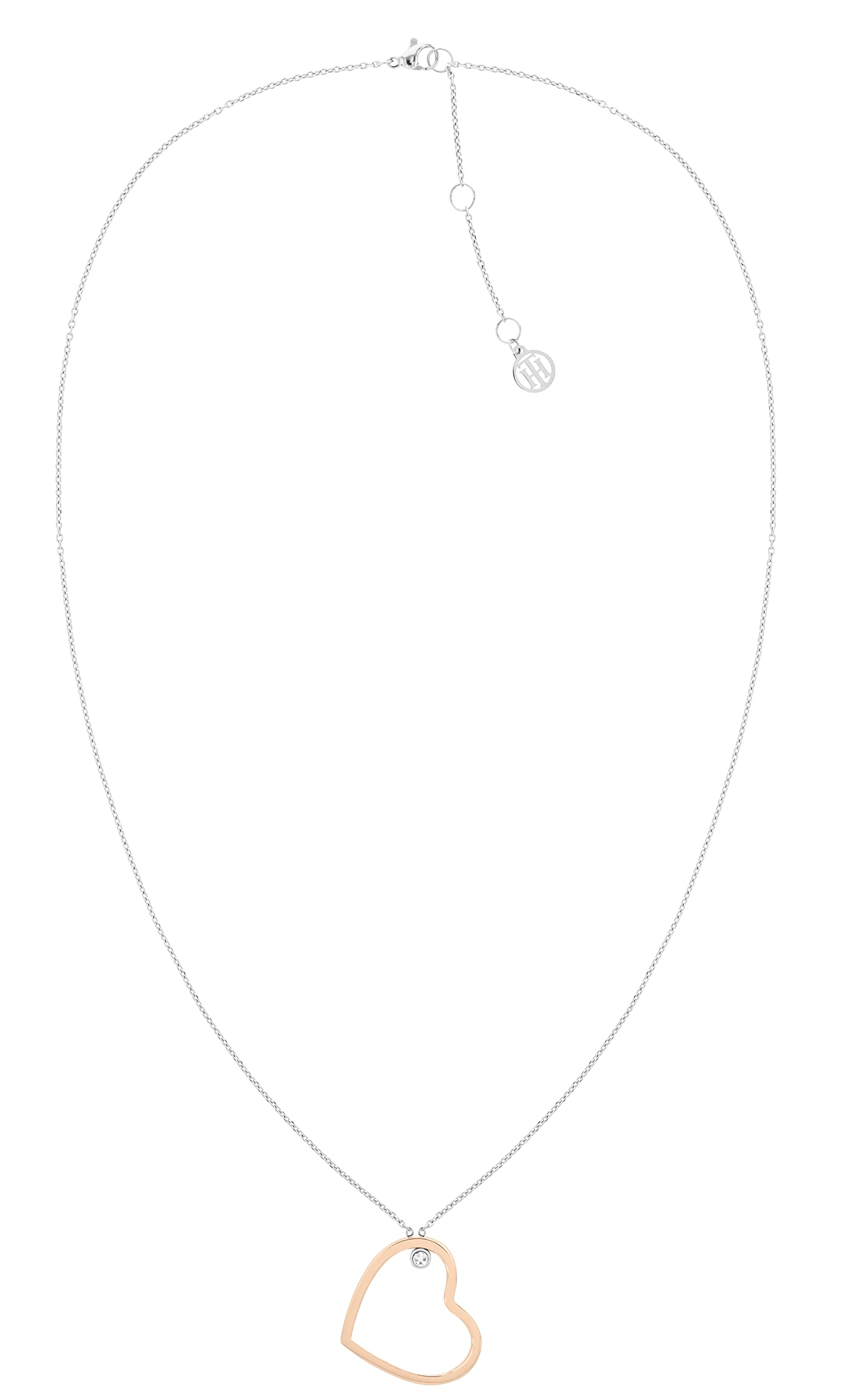 Tommy Hilfiger Jewelry Halskette für Damen aus Edelstahl mit Kristallen