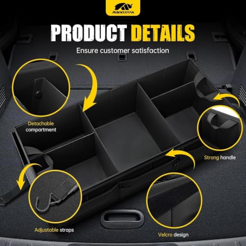 MIKKUPPA 95L Collapsible Trunk Organizer