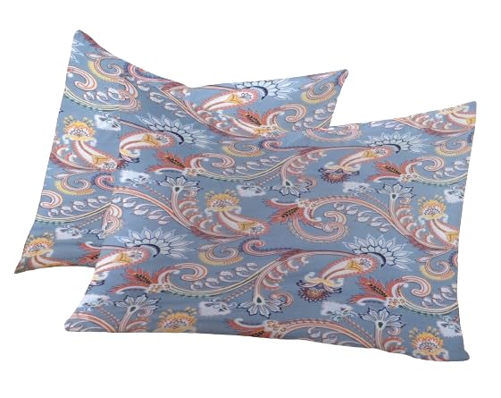 Image of RD TREND 210 TC Premium Glace Cotton Assorted King Size Printed Floral Design Pillow Cover -18 inchX28 inch Inches,(Pack of 6) of Any 12 Pieces Color Multi-3
