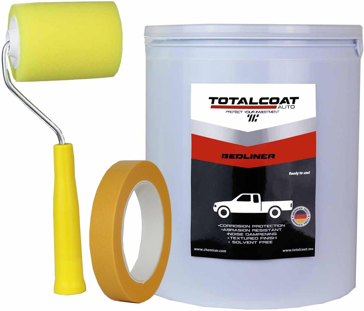 Roll On Truck Bed Liner Paint; Heavy Duty Coating Protection for Box Trucks
