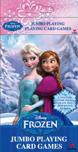 Disney Frozen Jumbo Playing Card Games (styles may vary)