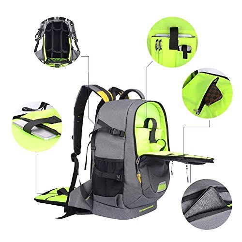 YuHan - Zaino porta fotocamera DSLR, in tessuto