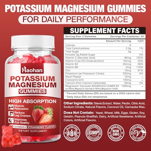 Haohan Potassium Magnesium Electrolyte Gummies