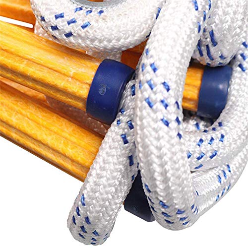Dmuniz Ladders,Escape Rope Ladder Emergency Fire Escape Rope Ladder, Portable Emergency Escape Ladder Durable Fire Escape Ladder Fast To Deploy Easy To Use/8M/26.2Ft #TOP2