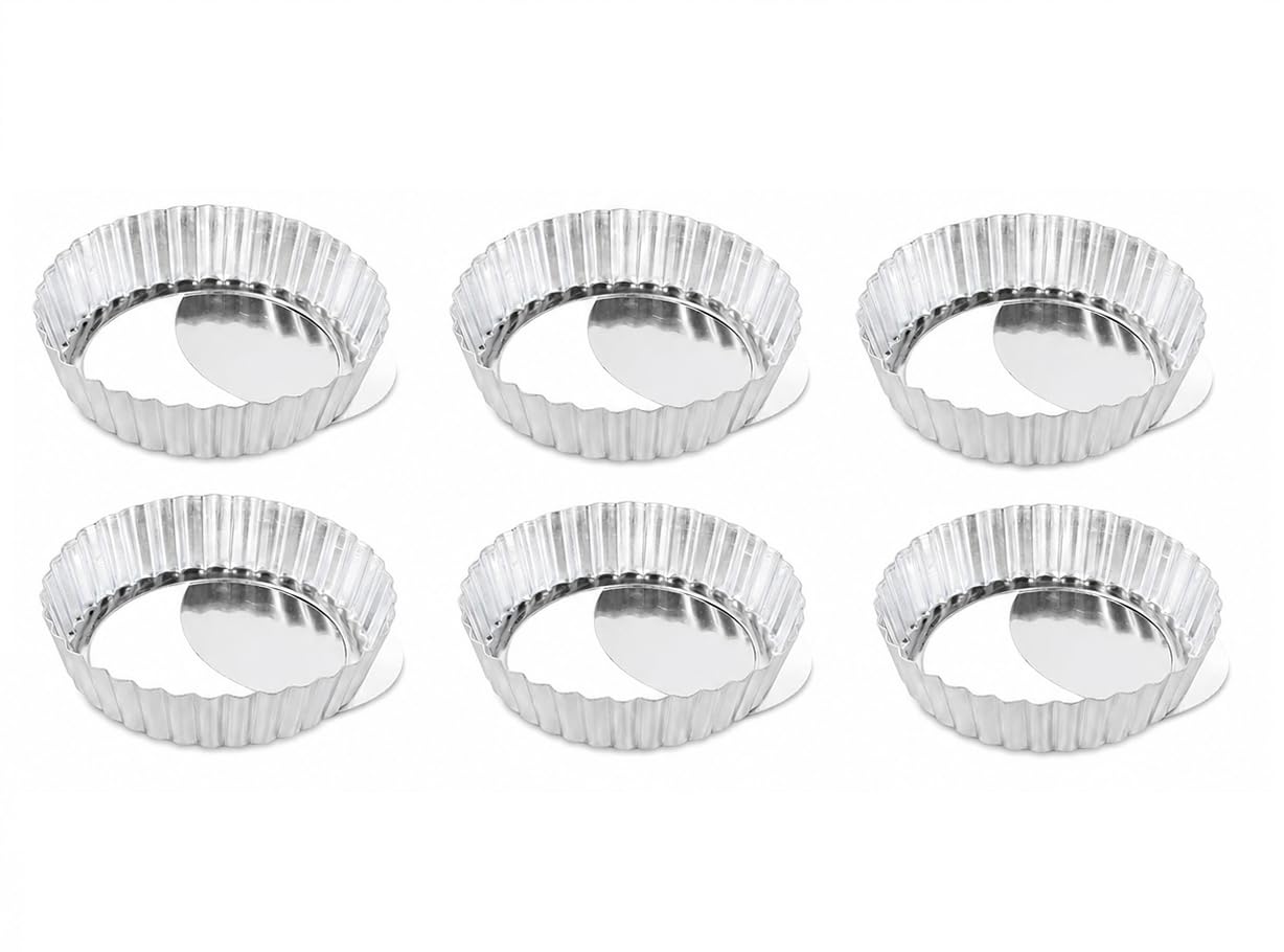 Aluminum Pie Dish - Removable Bottom 9 Inch -7