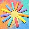 512xm5mvynl - JOYIN 48 PCS Cone Shaped Washable Sidewalk Chalks , Non-Toxic Jumbo Chalk for Art Play, Sidewaalk Colored Outside Washable Set for Summer Outdoor Games and Chalkboard Drawing