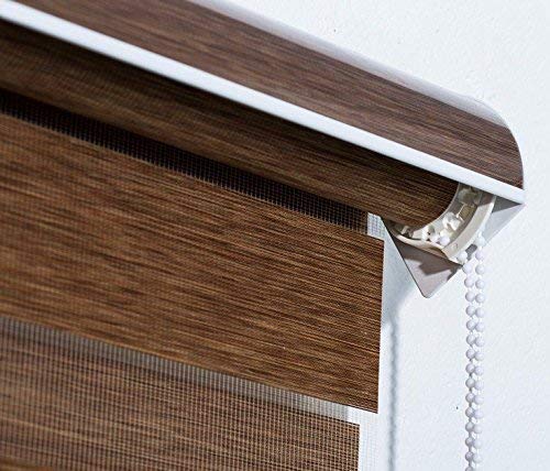 Image of ZEBRA BLINDS Polyresin Roller Blinds, 70 x 130, Brown