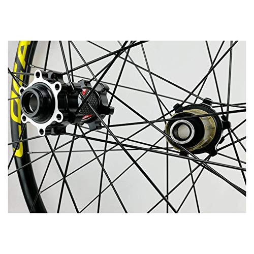 Zff 26/27.5/29In Mountain Bike Wheelset Thru Axle Mtb Front & Rear Wheel 8/9/10/11/12Speed Aluminum Alloy Hub Matte 24 Holes (Color : C, Size : 29In) #TOP1