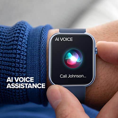 PAUZE-Spirit-Pro-Bluetooth-Calling-Smartwatch-18-Biggest-Display-Voice-Assistance100-Sports-Modes-in-Built-Games-SpO2-Heart-Rate-Monitoring-Blue