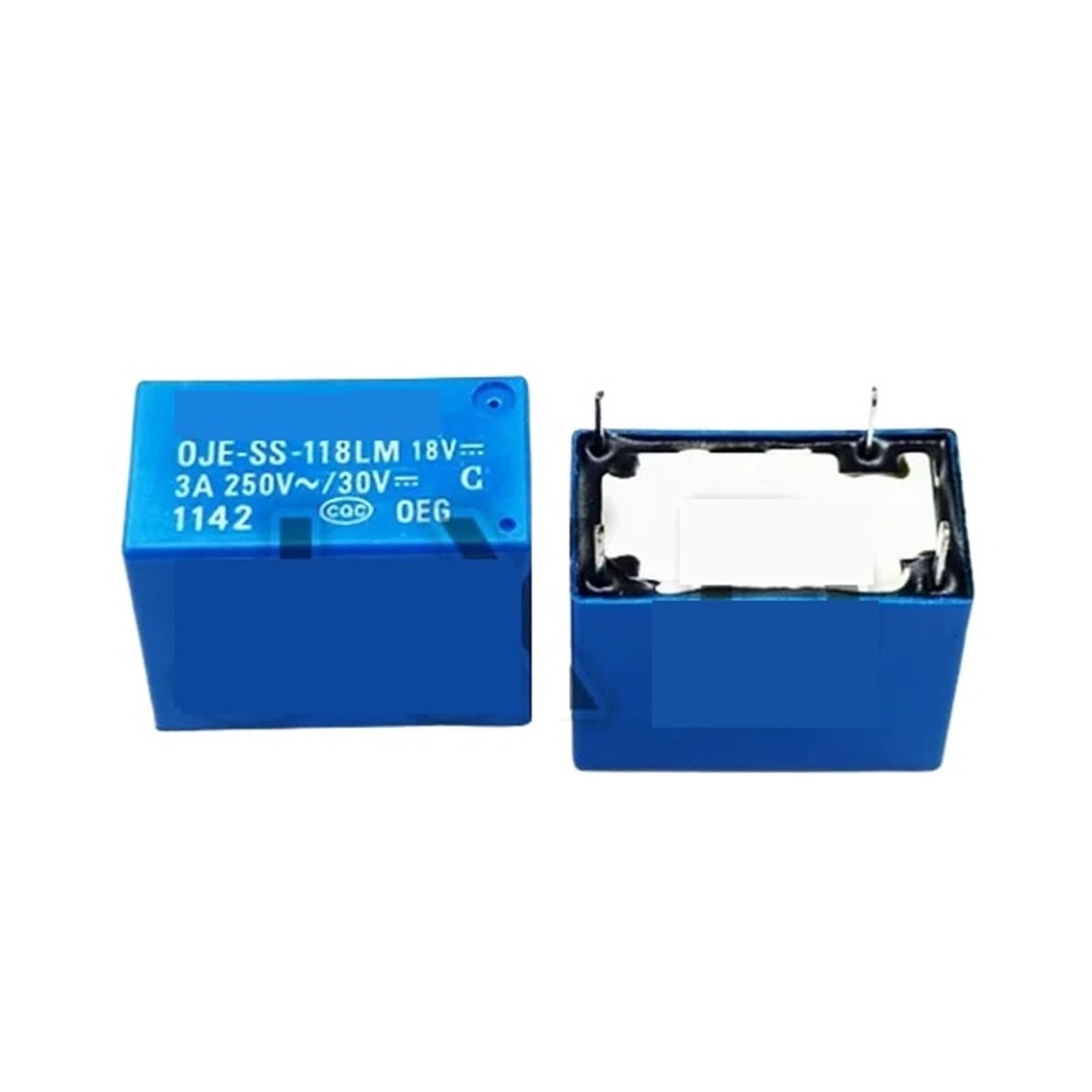 Relais 18VDC OJE-SS-118LM haute performance 4PIN pour commutation stable 20 pièces