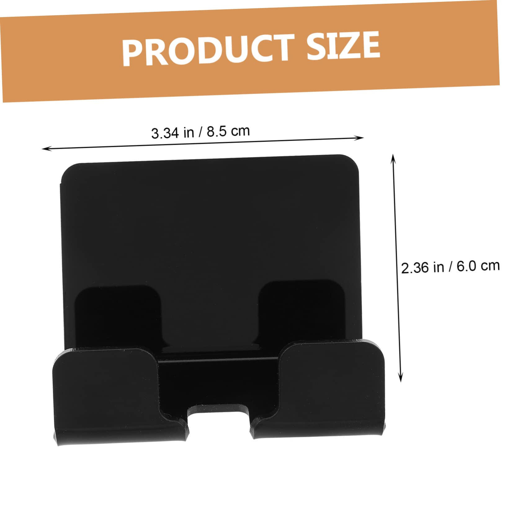UKCOCO 4piezas Soporte Adhesivo para Teléfono Móvil Montado Pared Estante De Carga Práctico para Hogar y Oficina Diseño Multifuncional y Ahorro De Espacio