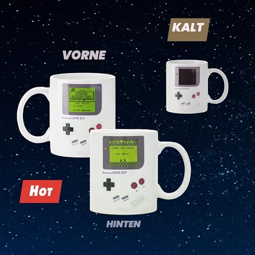 Gameboy Thermoeffekt-Tasse - Offiziell lizenziertes Geschenk für Gamer, Nerds, Nintendo-Fans, Männer & Retro-90er-Jahre-Fans… – Ansicht 3