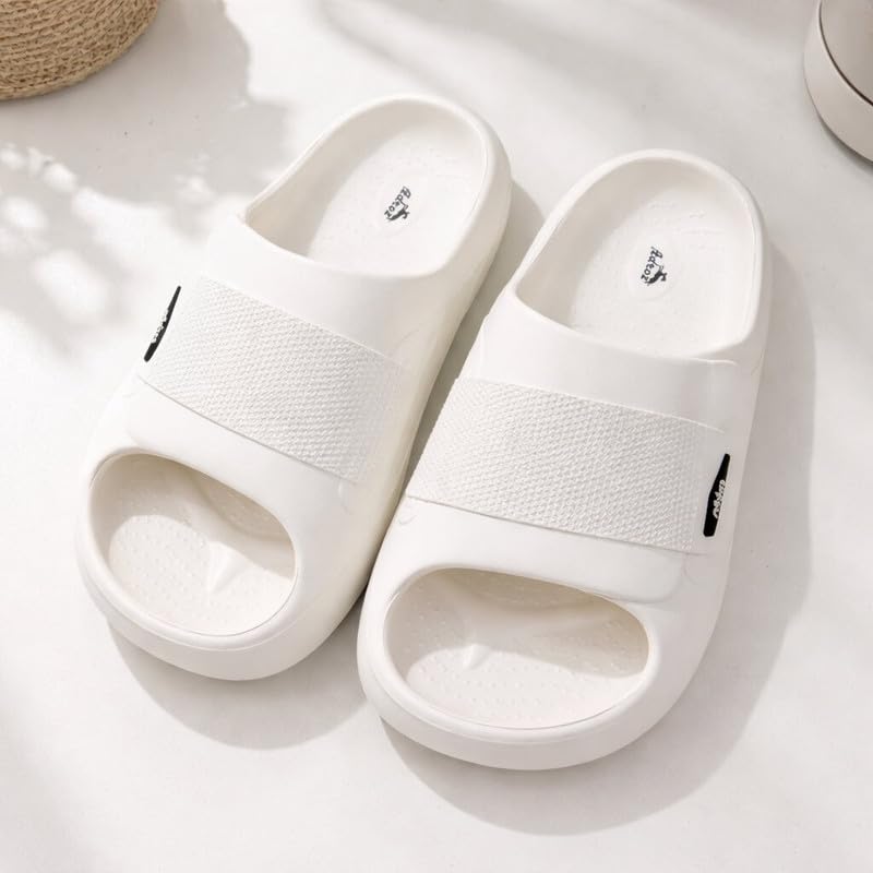 Adroz Men's White Slipper - Image 8