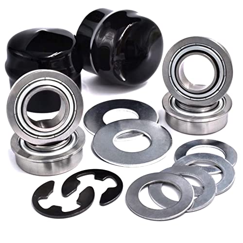 HD Switch Front Wheel Bearing Conversion Kit fits 596873701 596873601 Husqvarna Craftsman Poulan Axle Steering Spindles 532403087 532403088 532194743 532194744 532403090 532403089 Lawn Mower