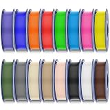 SUNLU 16 Colors PLA Filament Bundle 1.75mm, 3D Printer Filament