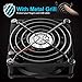 immagine 6ELUTENG Ventilatore USB 80mm Dual 5V USB Fan Raffreddamento PC Ventole 2700RPM 32CFM Mini Ventilatore con Griglie Metalliche per PS4/TV Box/Router/Xbox/PlayStation