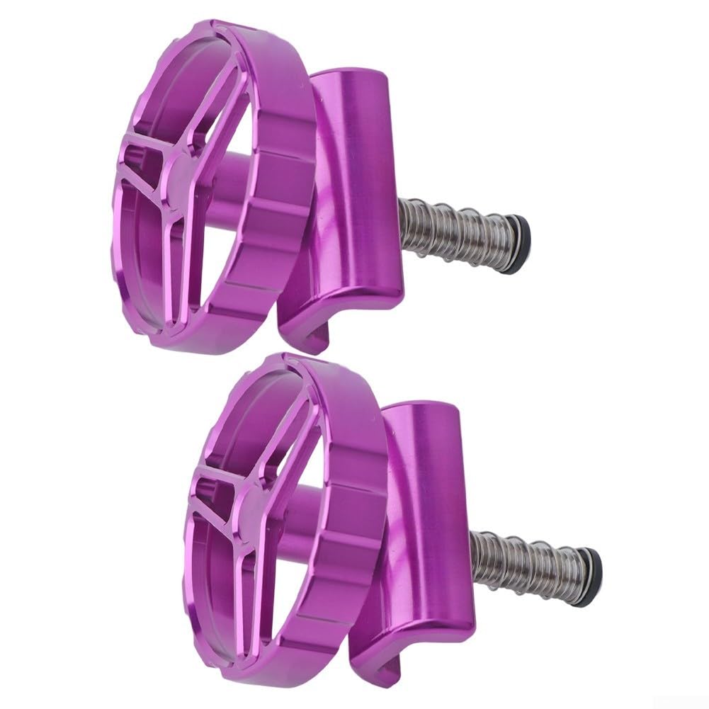 Plaque de serrage charnière Brompton violette pour levier de serrage vélo pliant PIKES