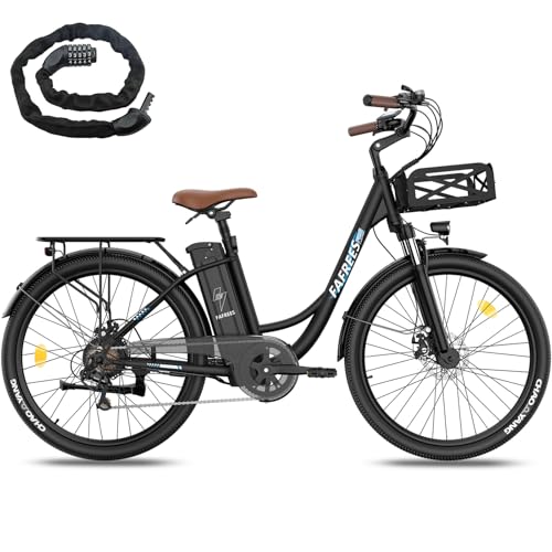 【Autonomia Estesa e Performance Affidabile】Dotata di una batteria da 36V 20.3Ah, questa bici elettrica offre un'autonomia fino a 200 km in modalità assistita e 100 km in modalità elettrica pura. Il motore brushless da 250W con coppia di 42 Nm assicura prestazioni fluide su salite fino al 15°, con tempi di ricarica completi di 6-7 ore.