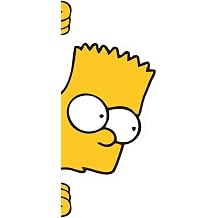 Bart Simpson Sticker Araba Laptop Oto Motor 12x5,5 cm, qa4209547845
