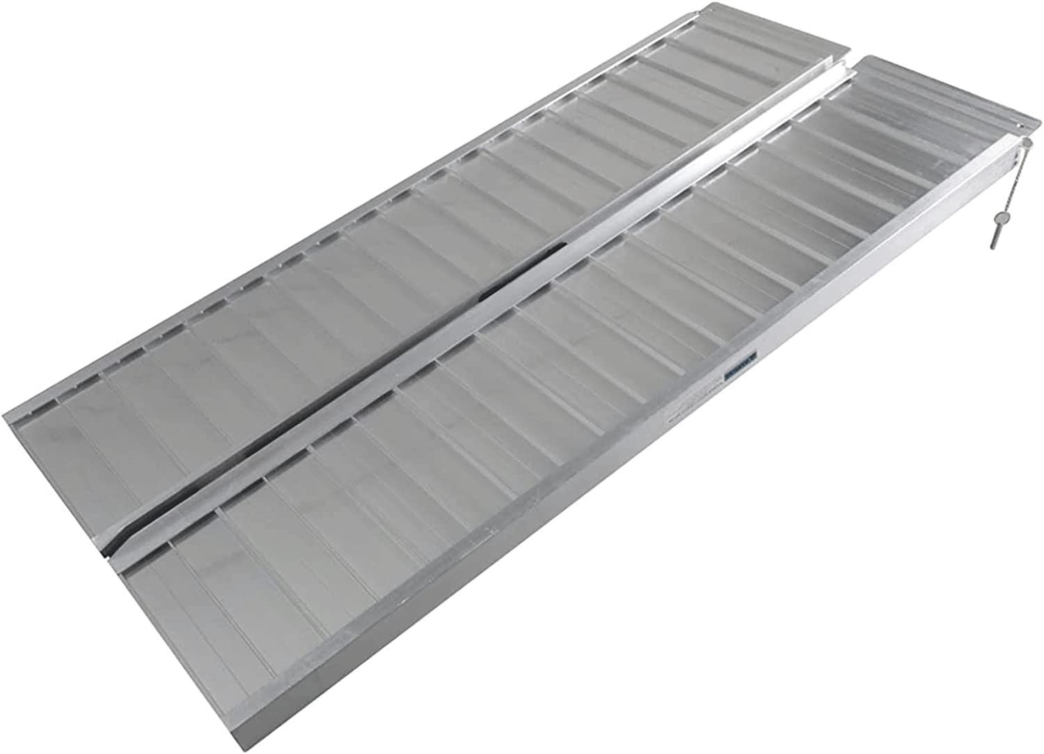 Podjazdy dla niepełnosprawnych 5 stóp przenośna aluminiowa składana rampa dla wózków inwalidzkich z powierzchnią antypoślizgową przenośna aluminiowa rampa dla skuterów mobilnych do domu, stopnie ant