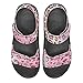 Pointodoor Leopard Print-Pink Sandals for Girls Boys Kids Toddler Fashion Summer Slide Sport Sneakers Anti Slip Sport Athletic Outdoor Sandals Back to School