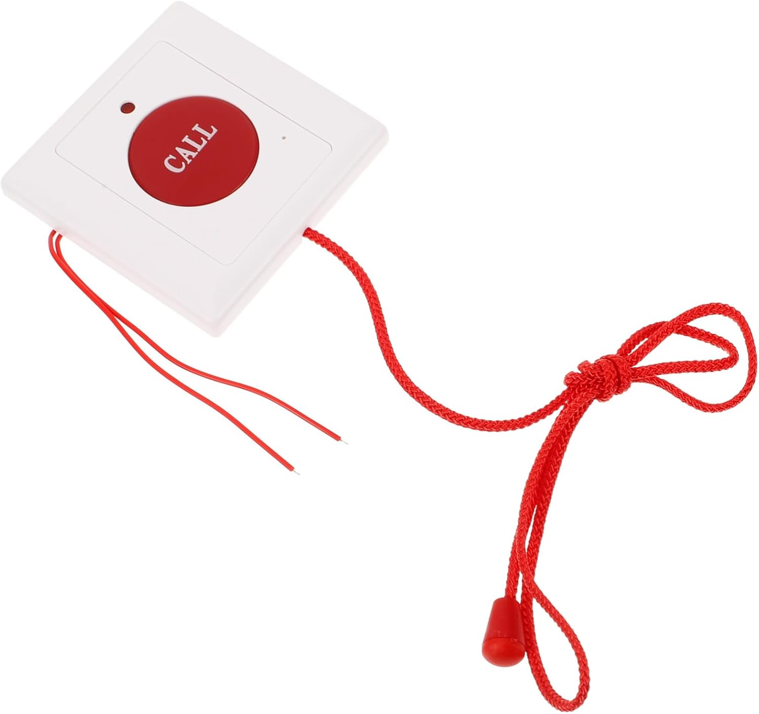 Holibanna Emergency Alert Pull Rope Sos Alarm for Seniors Hearing Impaired Wall-Mounted Call Button Easy Installation